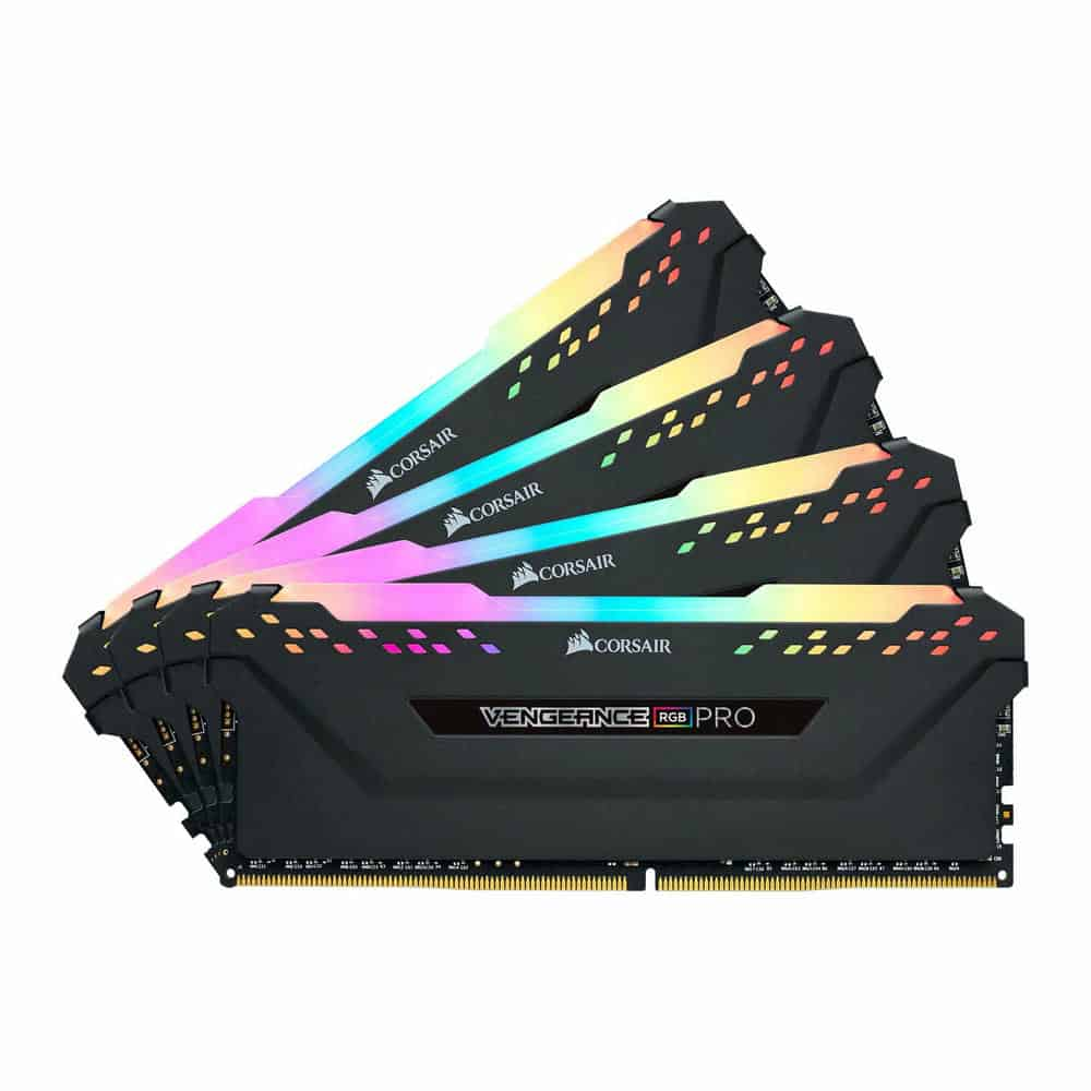 (image for) Corsair Vengeance RGB PRO Black 128GB 3200 MHz DDR4 Quad Channel Memory Kit